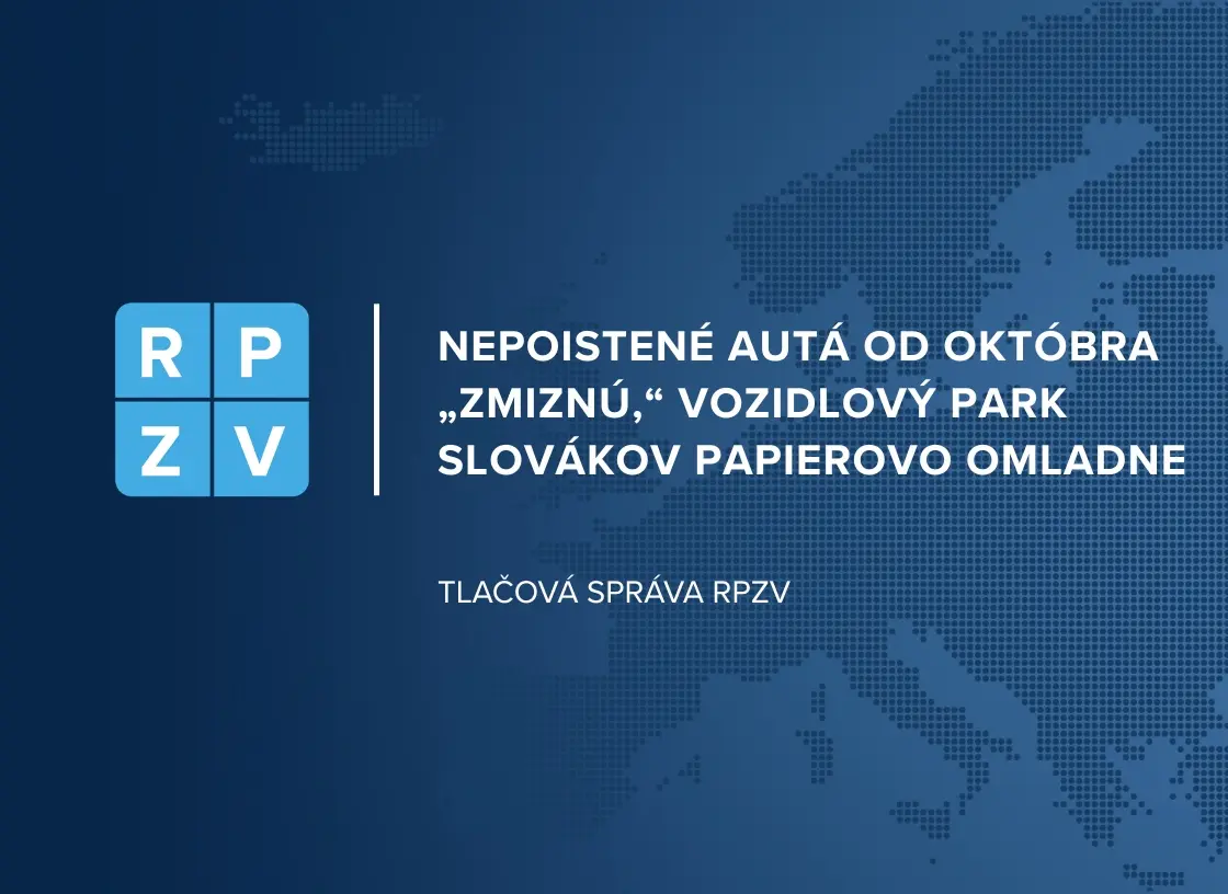 Nepoistené autá od októbra „zmiznú“, vozidlový park Slovákov papierovo omladne.