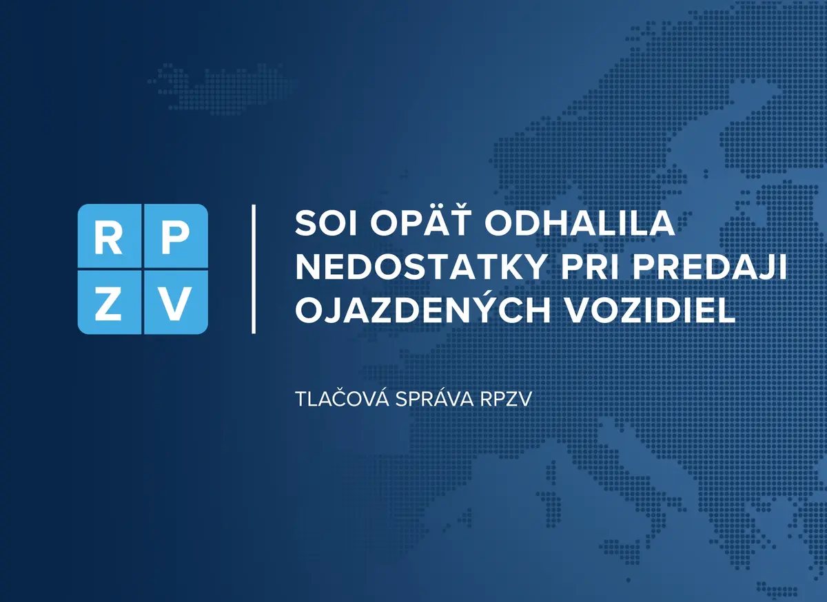 SOI opäť odhalila nedostatky pri predaji ojazdených vozidiel