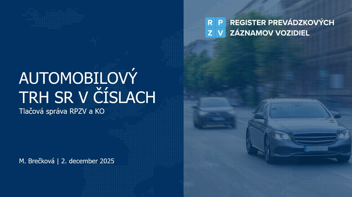 Tlačová správa RPZV a KO o stave automobilového trhu SR