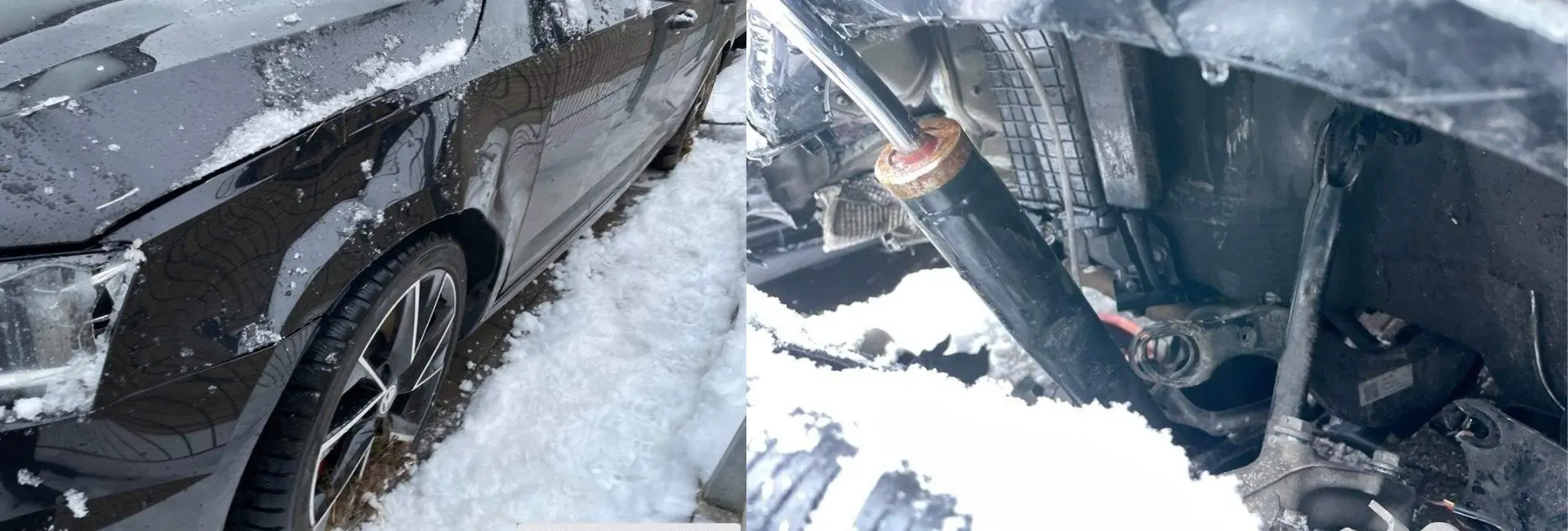 Detailné fotografie poškodení po nehode v Nemecku zobrazené v AUTO-Passe. Detailné fotografie poškodení po nehode v Nemecku zobrazené v AUTO-Passe.