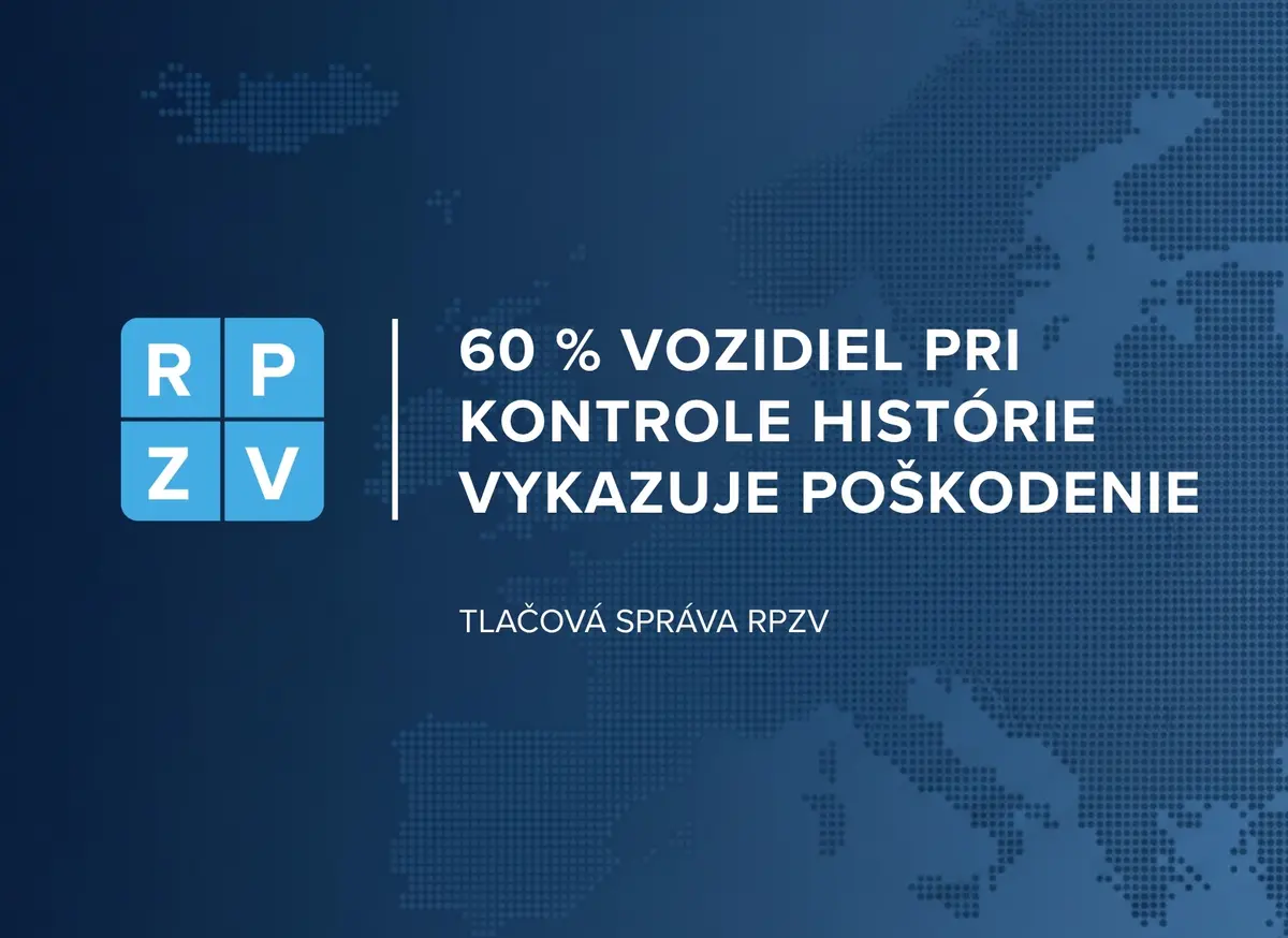 60% vozidiel pri kontrole histórie vykazuje poškodenie